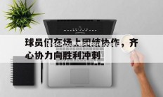 江南体育-球员们在场上团结协作，齐心协力向胜利冲刺