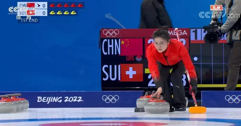 瑞士冰壶健将一举成名，夺得胜利