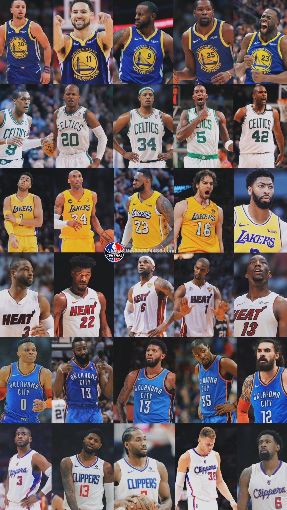 NBA球队赛季最佳阵容出炉，众多明星球员在列