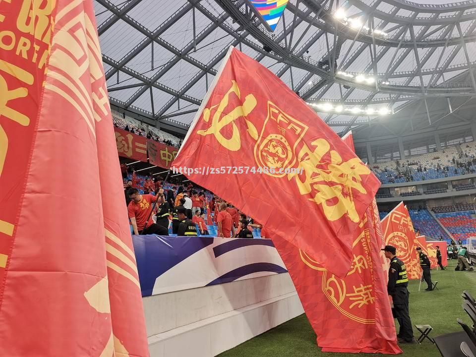 圣艾蒂安球迷鼓舞士气，为球队加油